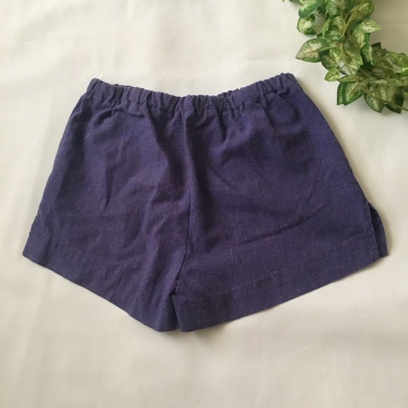Handmade Purple Mini Shorts - Picture 4 of 5